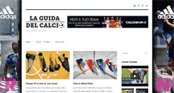 Desktop Screenshot of laguidadelcalcio.it